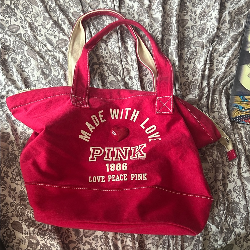 PINK Victoria's Secret Red Love Tote
